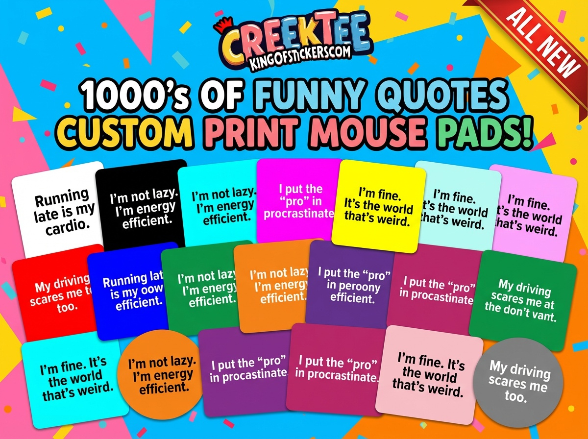 Custom Mouse Pads Round or Rectangle